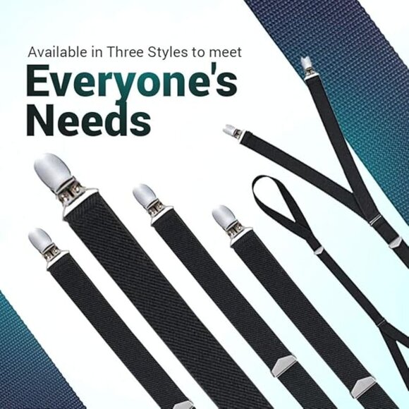 Hold’Em Pin Clip Shirt Stays Hold Shirts in Place Adjustable - Stirrups - Picture 5 of 7